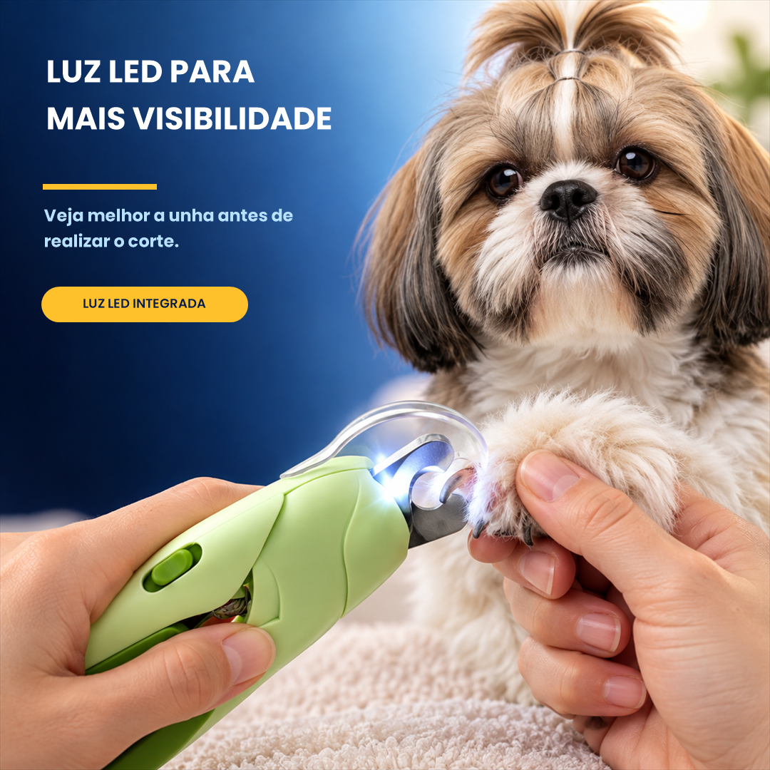 Cortador de Unhas com Luz Led para pets