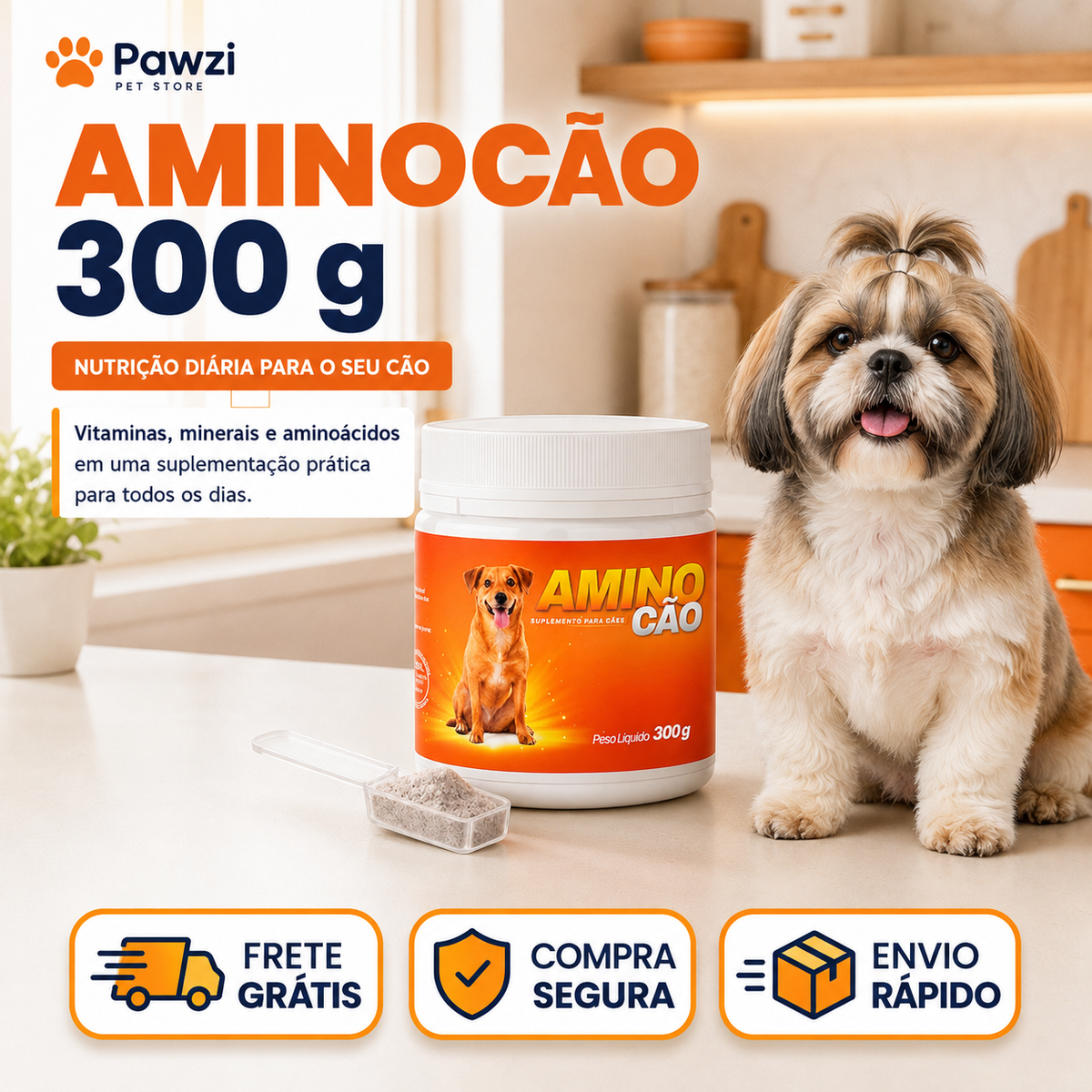 Amino Cão - Suplemento Alimentar para Cães