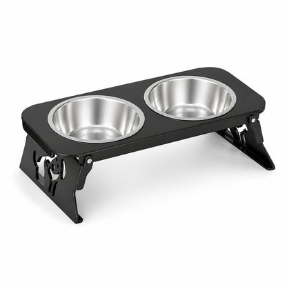 Comedouro Elevado Metalizado para Pets