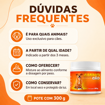 Amino Cão - Suplemento Alimentar para Cães