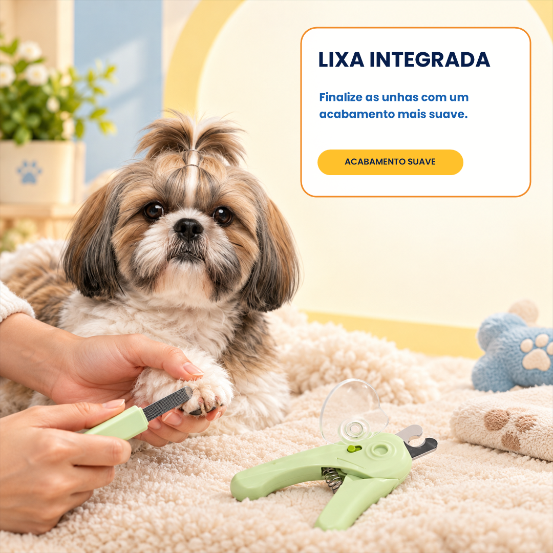 Cortador de Unhas com Luz Led para pets