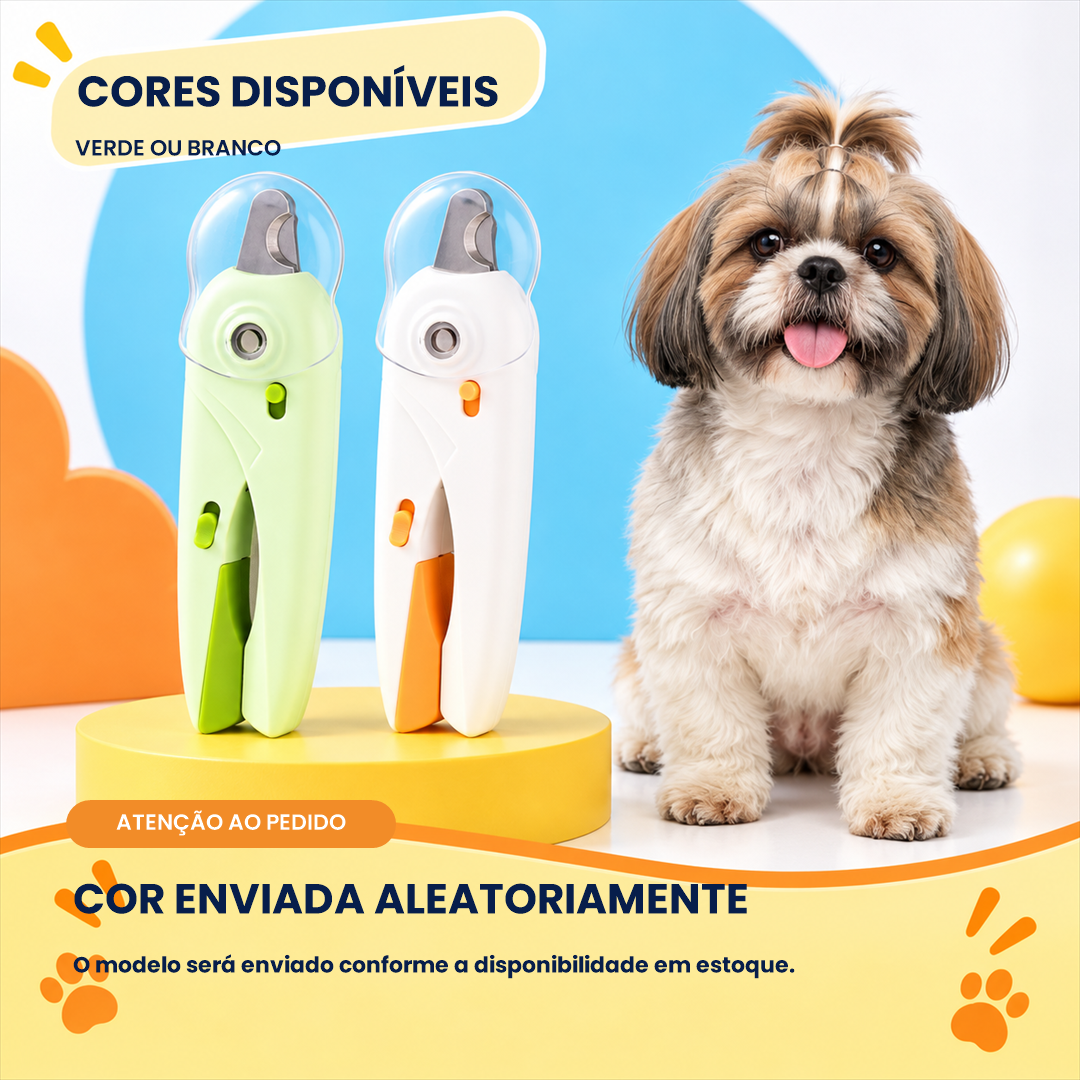 Cortador de Unhas com Luz Led para pets