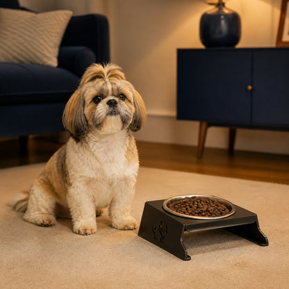 Comedouro Elevado para pets de Metal