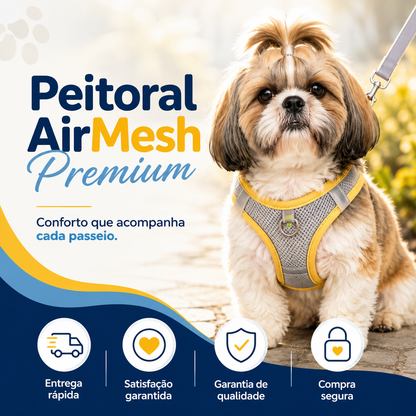 Colete Peitoral para Cães - Air Mesh™