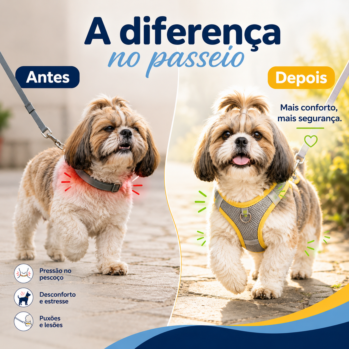 Colete Peitoral para Cães - Air Mesh™