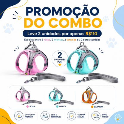 Colete Peitoral para Cães - Air Mesh™