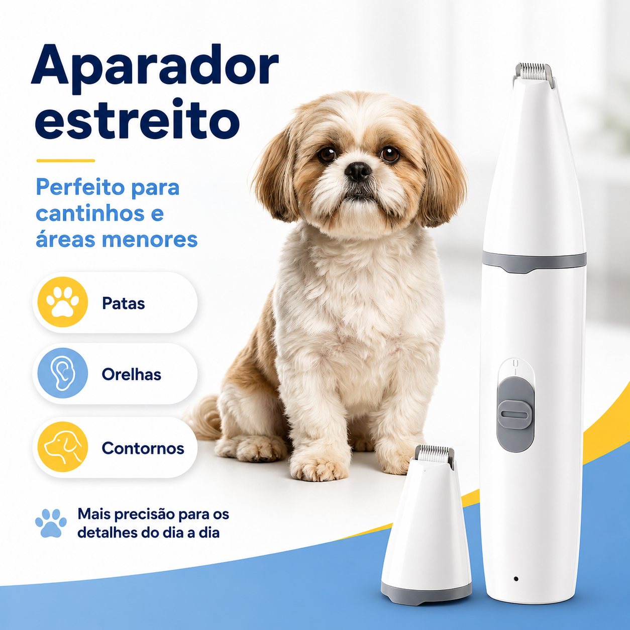 Aparador de Pelos para Cães - 4 em 1