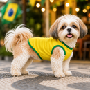Blusa da seleção Brasileira pra cães - Promoção Copa do Mundo 2026