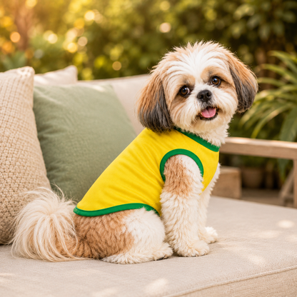 Blusa da seleção Brasileira pra cães - Promoção Copa do Mundo 2026