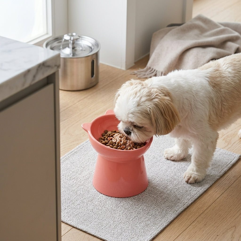 Comedouro Elevado Para Pets